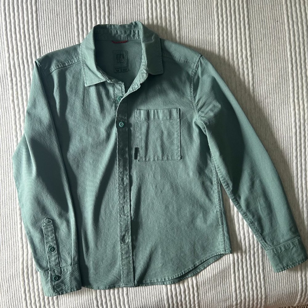 Topo Designs Women's Dirt Shirt Sage NWOT